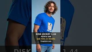 DISK JOCKEY 1.44 — Men's Tee | FreqStack Hotfix 006