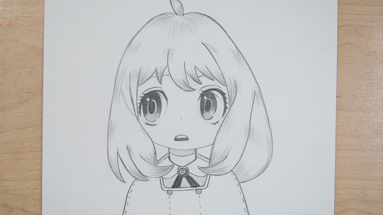 Как нарисовать аню фоджер