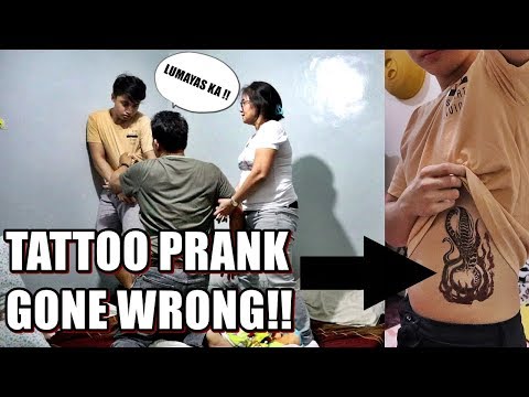 bugbog-o-dignidad?!-tattoo-prank-on-dad!!-|-kath-melendez