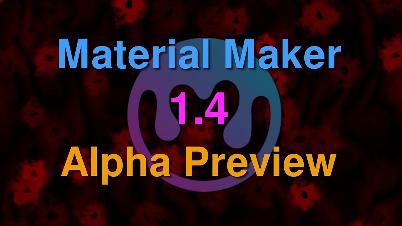 Made a Halloween Material with Material Maker 1.4 - YouTube