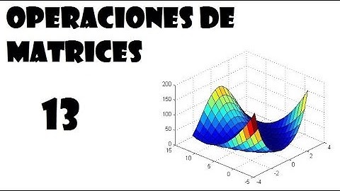 🖥. Operaciones de Matrices en Matlab