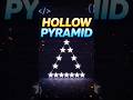 Java Star Pattern 🔥 Hollow Pyramid | #Shorts #java #trending #trend #coding #programming #trending