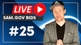🔴 SAM.gov LIVE Bid Training #25 | Federal Government Contracts Solicitations on SAM