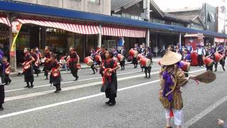 第37回生誕地まつり　市中行進（沖縄・エイサー）