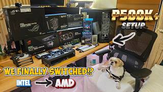We Finally Switched to AMD After 20 Years… (Ryzen 9 9950X3D + RTX 5090) | Full Build Experience