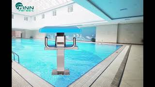 Two Steps Stainless Steel Fina Standards Portable Pool Starting Block Factory-Fenlinswimming