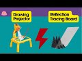 [Pakupakiss] Fun review (A)Drawing Projector vs (B)Reflection Tracing Board