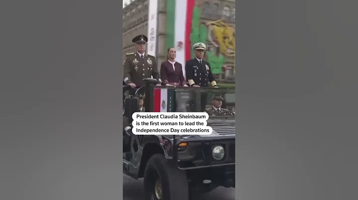 Sheinbaum first woman to lead Mexico Independence Day celebrations