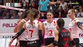 Eczacıbaşı Dynavit vs Vakıfbank | Hande Baladın İle Öne Çıkan Sayılar
