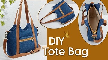 DIY Cara Membuat Tas/Tote Bag Tutorial & Pattern