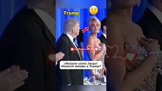 Did you notice how Jacqui Heinrich was looking at Trump? #shorts #celebrity #trump #shortvideo #s...