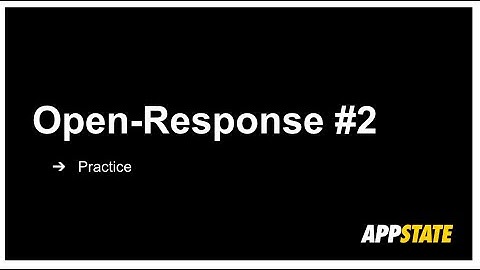 Foundations of Reading 190, Open Response #2, Video 3 [Practice]