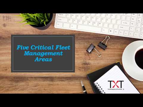 Five Critical Fleet Management Areas