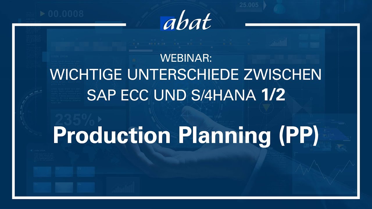 W: Unterschiede zwischen SAP ECC und S/4HANA: Production Planning (PP)