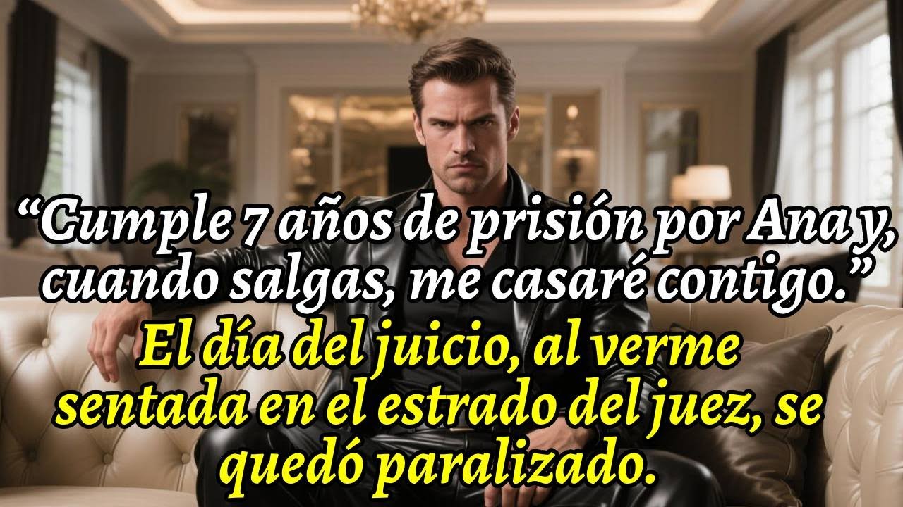 “Cumple 7 años de prisión por Ana y, cuando salgas, me casaré contigo.”