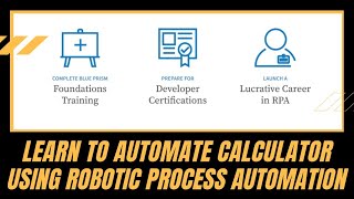 Using robotic process automation to automate windows calculator | Blue Prism tutorial | imsane screenshot 5