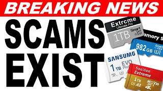 Fake Flash Storage Scams in 2023  Scam MicroSD Card from Amazon