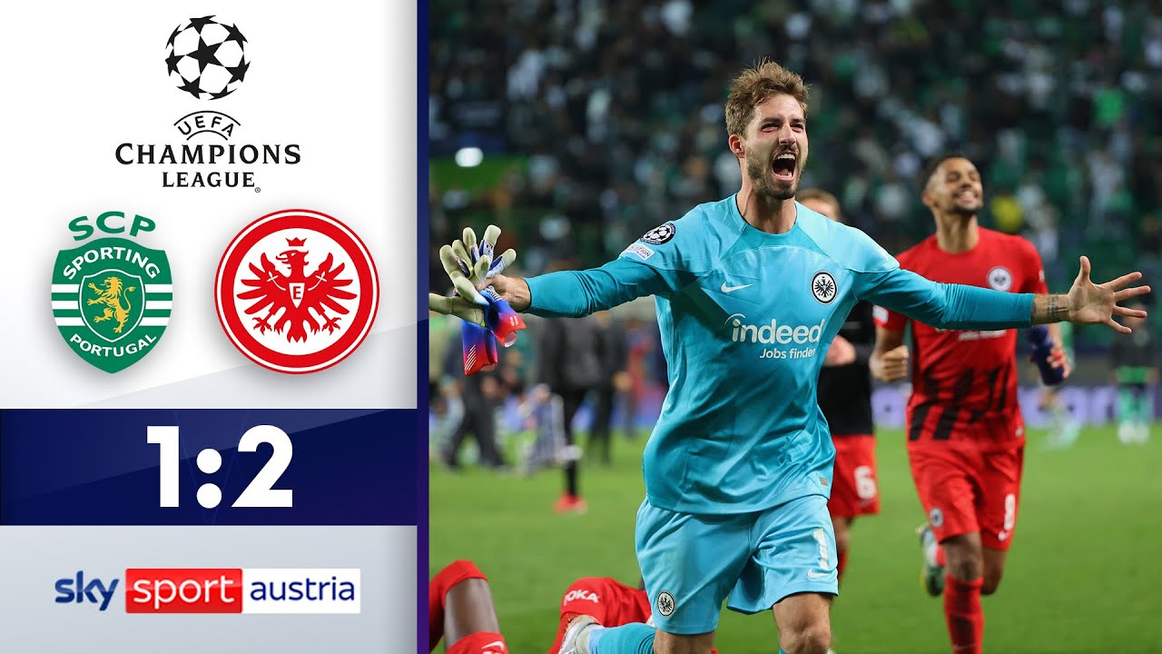 Riesenjubel bei der Eintracht! Sporting Lissabon - Eintracht Frankfurt Champions League 2022/23