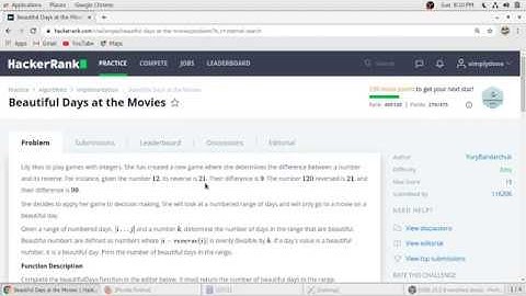 Beautiful Day at the Movie Hacker Rank Solution in C Programming language