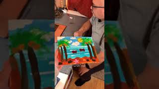 I tried to make an ugly painting and THIS is how my dad reacted 😩… | DANIA (#Shorts)