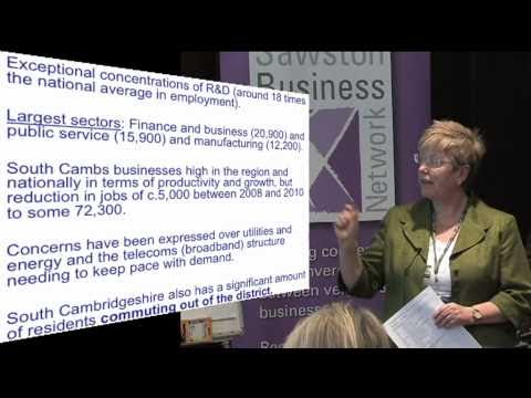 Jean Hunter talks to Sawston Business Network
