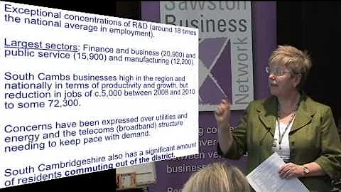 Jean Hunter talks to Sawston Business Network