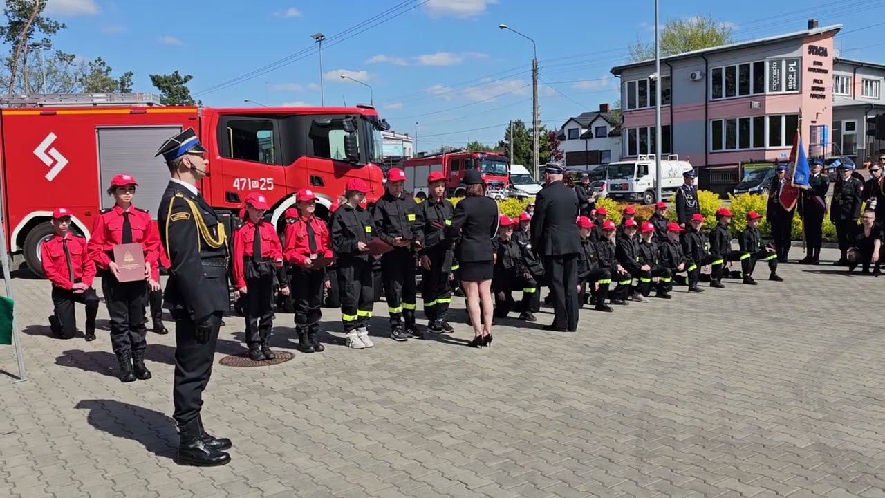 Ślubowanie strażaków z MDP z Gminy Wieliszew
