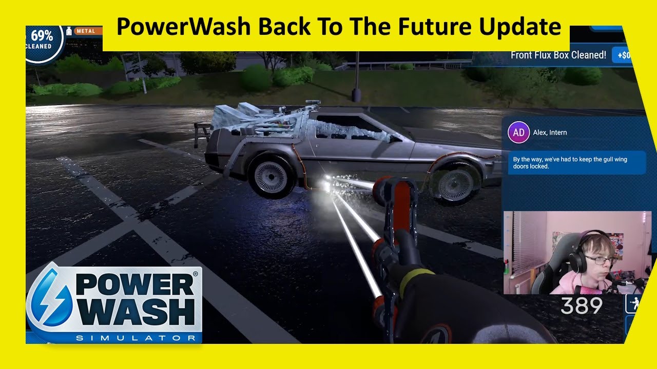 New Back to the Future DLC announced for Powerwash Simulator