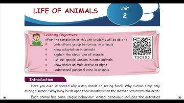 LIFE OF ANIMALS - Part 2 - UNIT 2  - TERM 3  - SCIENCE - 4TH STD - ENGLISH  MEDIUM