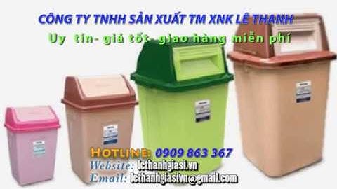 BÁN THÙNG ĐỰNG RÁC GIA ĐÌNH GIÁ RẺ TPHCM