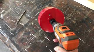 How To Cut A Cornhole Board Hole With A Hole Saw