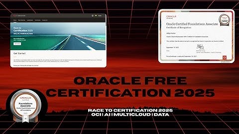 Oracle Race to Certification 2025 | Free Cloud, AI & Data Science Certification | Oracle University 