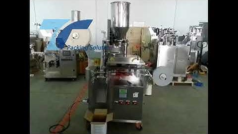 Tea Filter Bag Packing Machine with Thread String and Label Tag