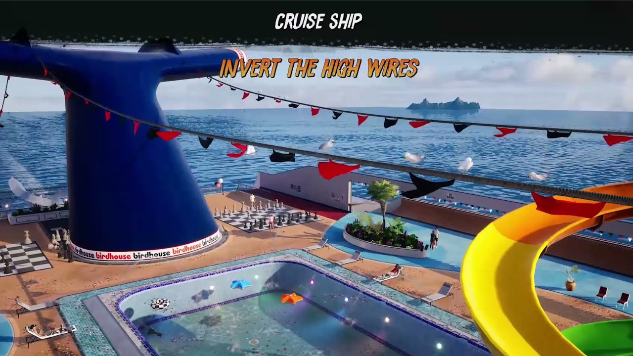 Invert The High Wires - Cruise Ship - Tony Hawk's Pro Skater 3 + 4