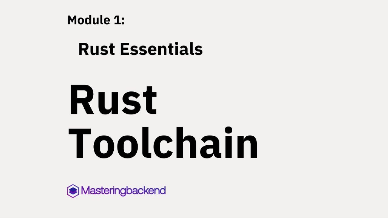 5 Rust Toolchain 2 - YouTube