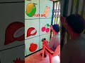 #drawing fruit art wall poster