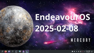 EndeavourOS 2025-02-08 | Plasma 6.2.5 | kernel 6.13.1