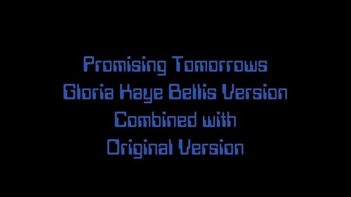 Promising Tomorrows (We've Come so Far) Gloria Kay...