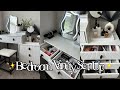 Set Up My New BEDROOM Vanity With Me | Organize + Aesthetic Decor 😮‍💨🔥