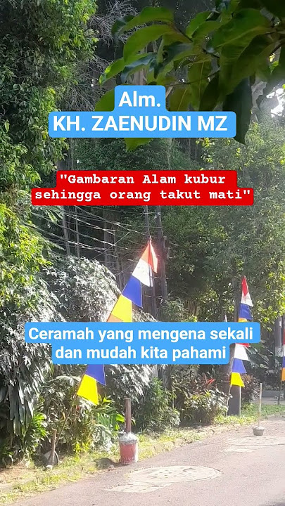 gambaran alam kubur sehingga orang takut mati #religion #zaenudinmz