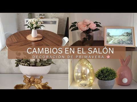 CAMBIOS EN EL SALON + DECORACION DE PRIMAVERA.🌸