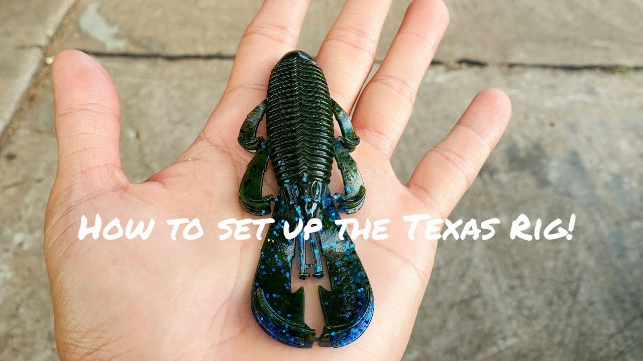 How to set up the Texas Rig (Googan Bandito Bug) 
