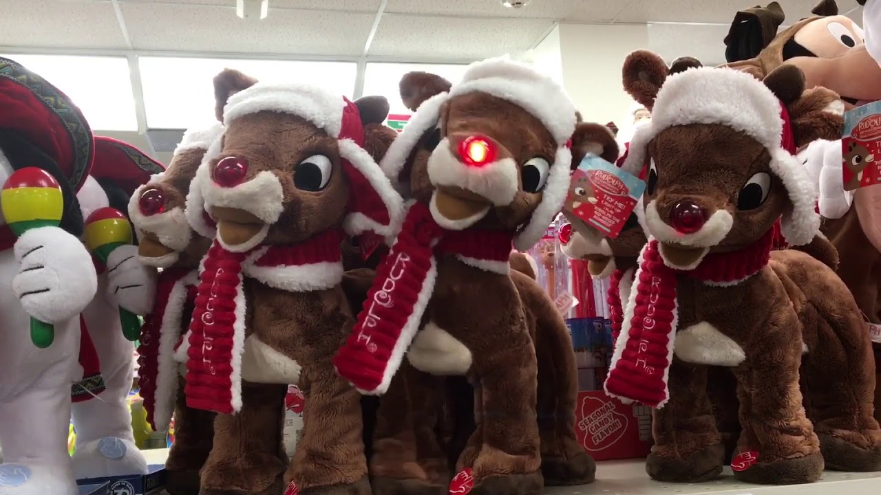 Singing Dancing Rudolph The Red Nosed Reindeer Christmas Animated Doll