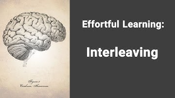 Effortful Learning  -  Interleaving