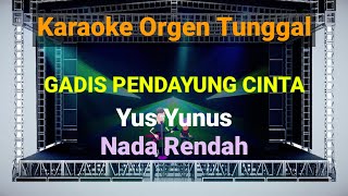 GADIS PENDAYUNG CINTA - YUS YUNUS / KARAOKE ORGEN TUNGGAL