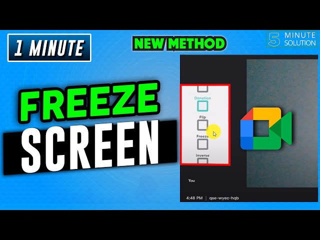 How to Freeze Screen on Windows 10?