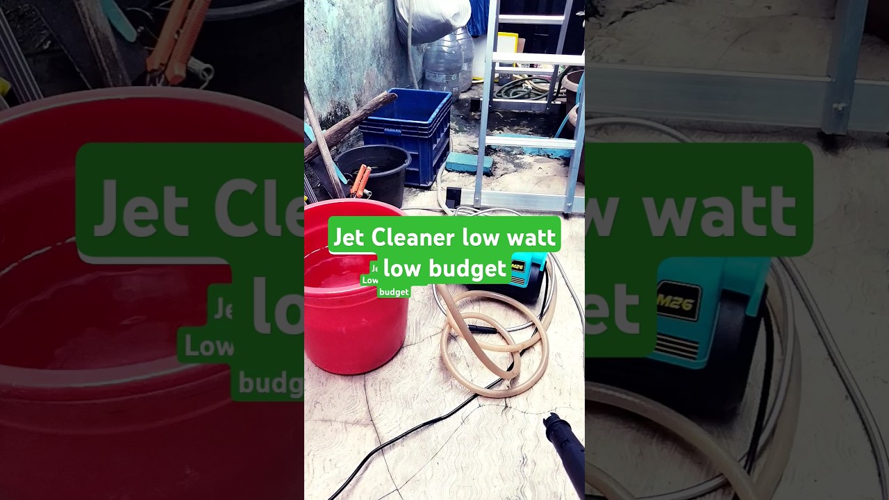 Jet Cleaner low watt, low budget 