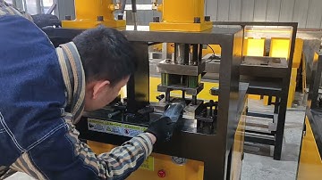 Scaffolding Pipe End Flattening Hydraulic Punching Machine