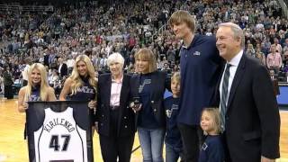 Andrei Kirilenko honored by the Utah Jazz