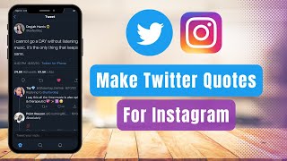 How to Make Twitter Quotes for Instagram ! screenshot 4